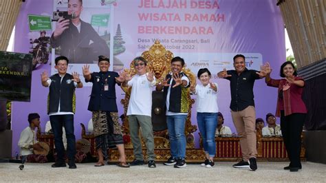 Adira Finance Resmikan Carangsari Bali sebagai Desa Wisata Ramah Berkendara