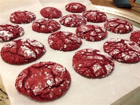 I liked this product, but i won't use it regularly because i like making cakes from scratch. Red velvet Crinkle cookies. Look for recipe on the side of Duncan Hines red velvet cake mix ...