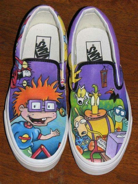 90s Cartoons Shoes Cartoon Shoes Vans Shoes Cute Shoes