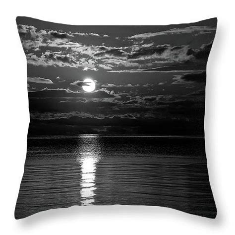 Black And White Amazing Sunset Throw Pillow By Aimee L Maher Alm