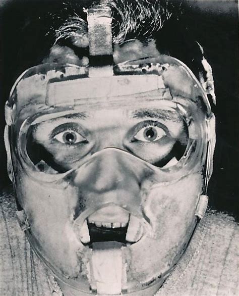 Horror Movie Or Hockey Player Goalie Jacques Plante