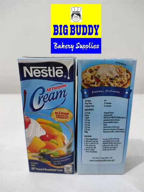 Nestle All Purpose Cream 250ml Lazada Ph