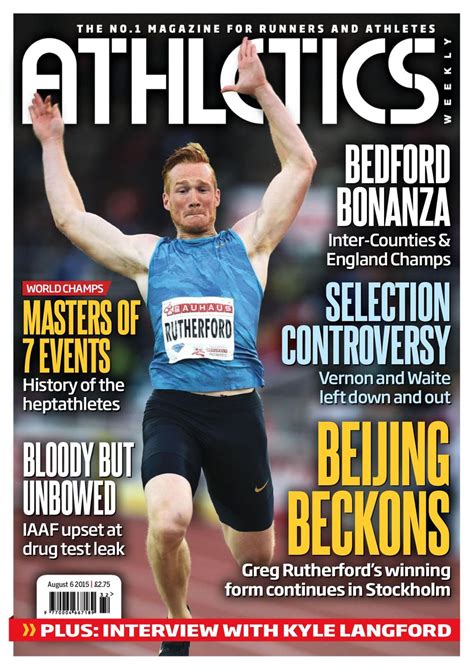 Athletics Weekly August 62015 Magazine Get Your Digital Subscription