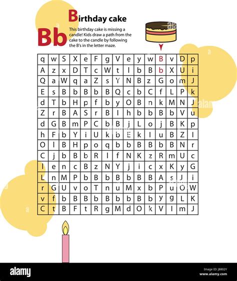 Letter Maze B This Worksheet Helps Kids Recognize And Name Capital And