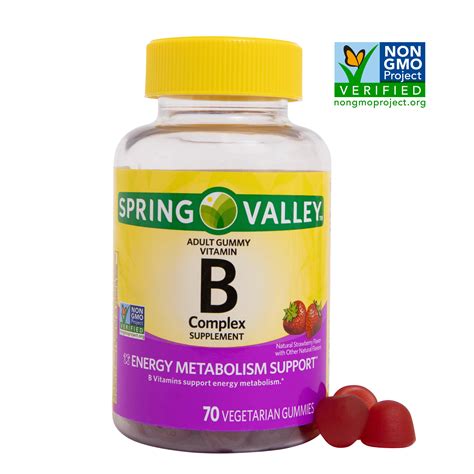 Spring Valley Vegetarian Vitamin B Complex Gummies 70 Ct
