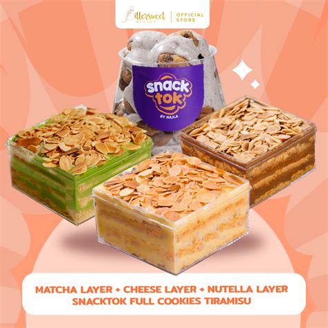 Jual Bittersweet By Najla Choco Nutella Layer Matcha Layer Cheese