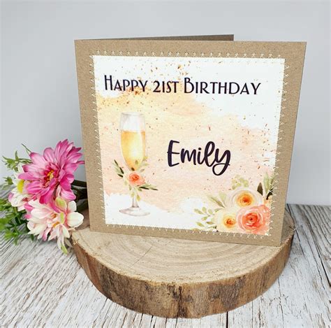 Personalised Happy St Birthday Card St Birthday Card Happy St Birthday Today