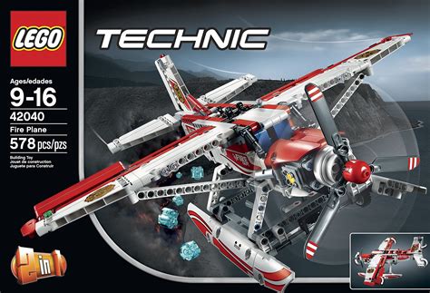 Lego Technic 42040 Fire Plane Building Kit Buy Online In United Arab