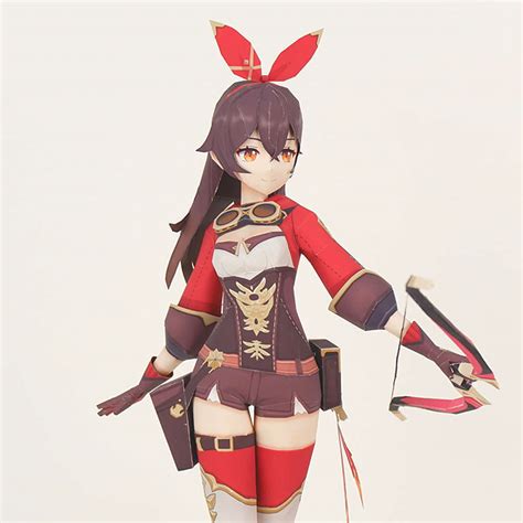 Mô hình giấy Amber - Genshin Impact - Kit168.vn Shop Online mô hình giấy