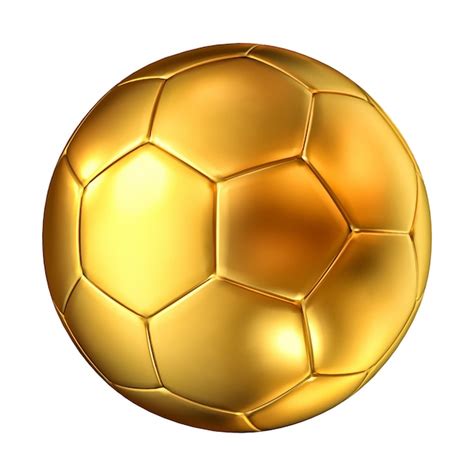Bola de futebol de ouro | Foto Premium gambar png