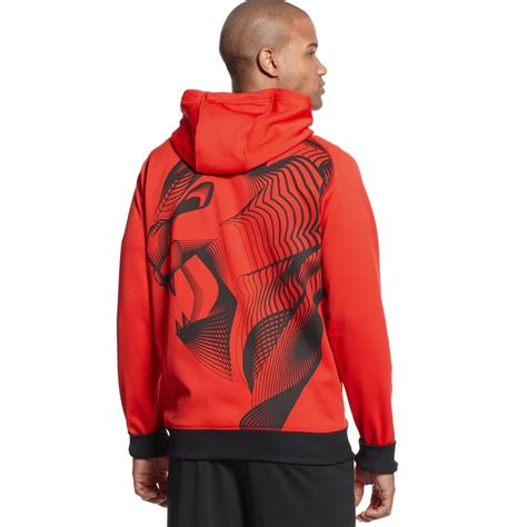 Lyst Nike Lebron Opposition Hero Basketball Hoodie In Red For Men