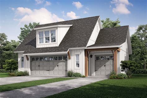 Thinking of building a carriage house plan or garage apartment plan that includes a complete apartment upstairs? Carriage House Type 3 Car Garage With Apartment Plans ...