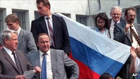 Moscow Coup 1991 With Boris Yeltsin On The Tank Bbc News