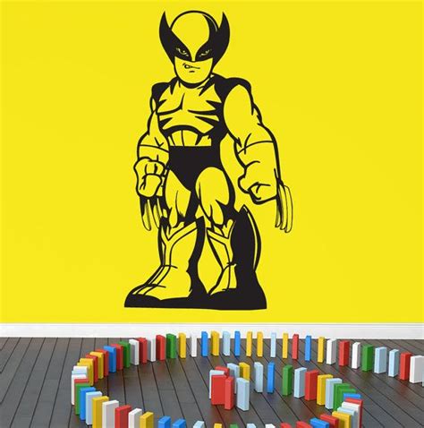 Wolverine X Men Medium Vinyl Wall Art Sticker 600mm By Nsvinyls Vinyl