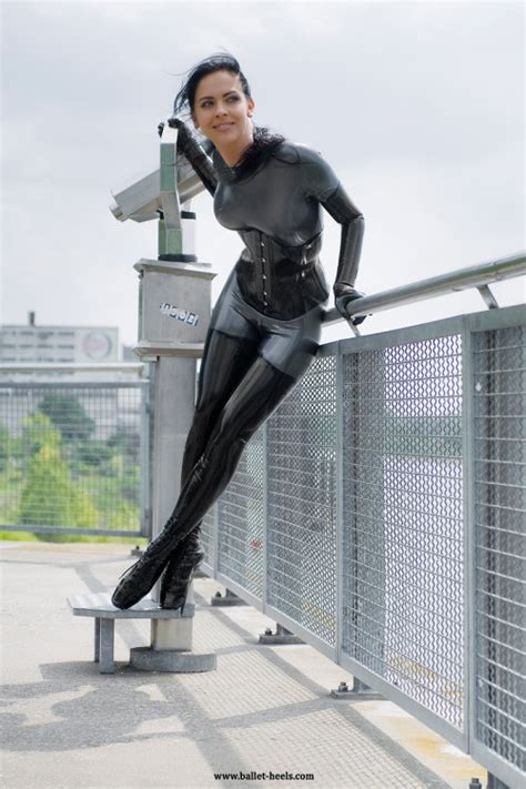 shinypassion — who ever told you that a latex catsuit was only