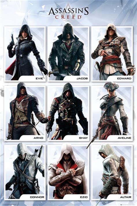 Plakat Obraz Assassins Creed Compilation Kup Na Posterspl