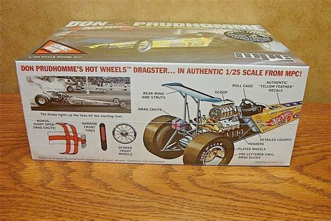 Mpc Don The Snake Prudhomme Yellow Feather Top Fuel Dragster 125