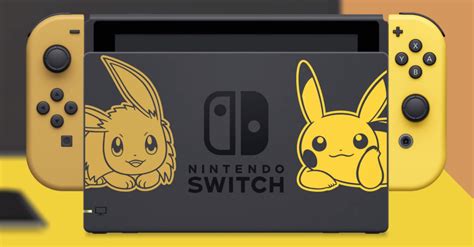 Limited Edition Nintendo Switch Pikachu And Eevee Edition Announced