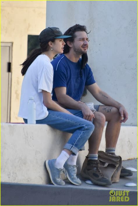 Shia Labeouf Margaret Qualley Hold Hands On A Post Christmas Hike Photo Shia