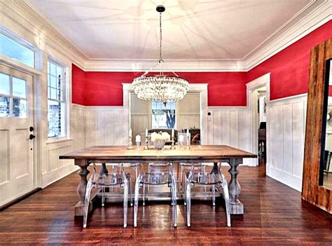The addition of board and batten. dining room with board and batten - Hooked on Houses