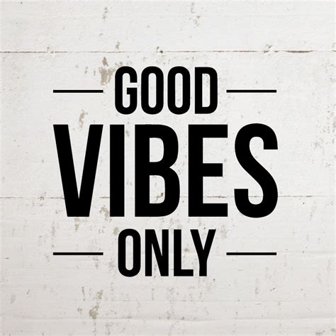 Good Vibes Only Wall Decal Sticker Inspirational Quote 1349 Innovativestencils