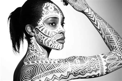 Pin By Vision Studios On African Body Art Body Art Painting Human