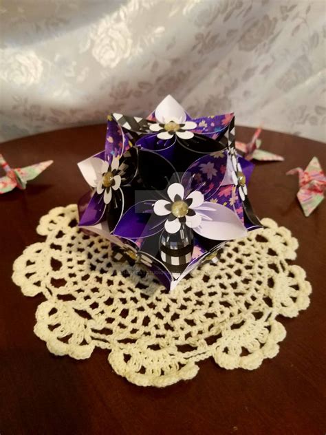 Blake Kusudama Origami Flower Ball 92 By Shadycatstudios On Deviantart