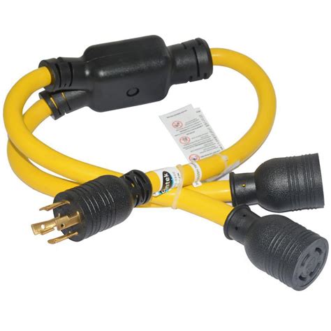 Check spelling or type a new query. Conntek 3 ft. 10/4 Generator Y Adapter Cord NEMA L14-30P 4 ...