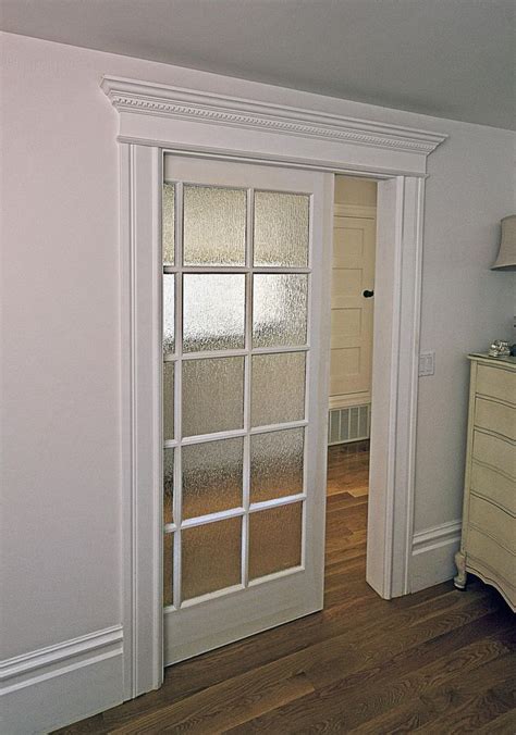 While a single glass door may be an ideal option for small entryways, it makes moving furniture rather difficult. JOHNSON HARDWARE® IMAGE GALLERY | Glass pocket doors ...