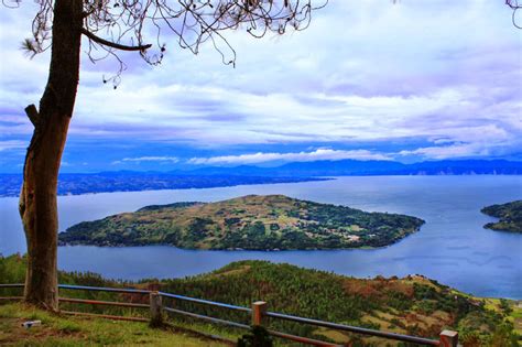 The Beauty Of Danau Toba Seen From Above Mount Tourist Attractions In