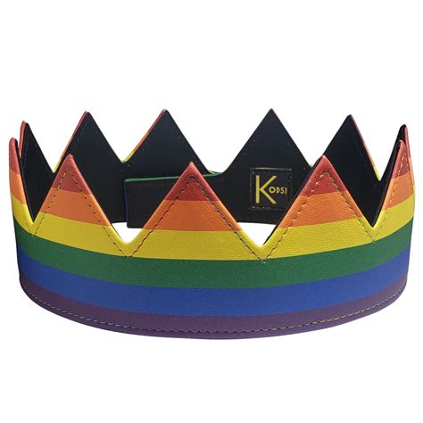 Leather Rainbow Crown Eyehunee