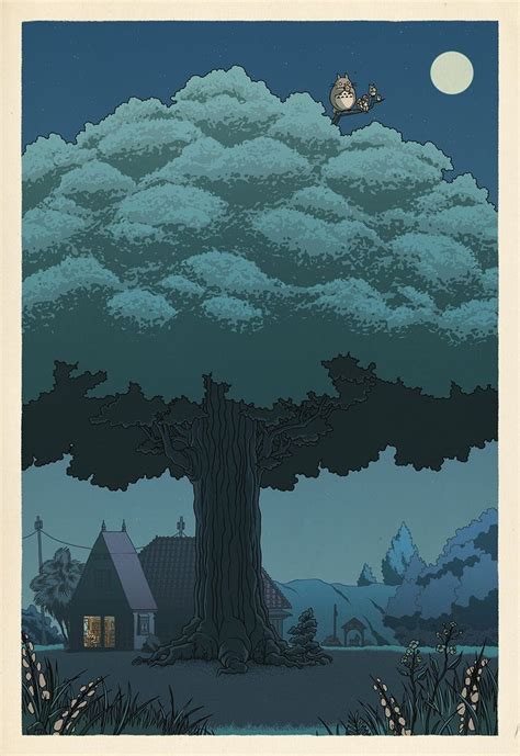 Atop The Camphor Tree Ghibli Art Studio Ghibli Art Studio Ghibli