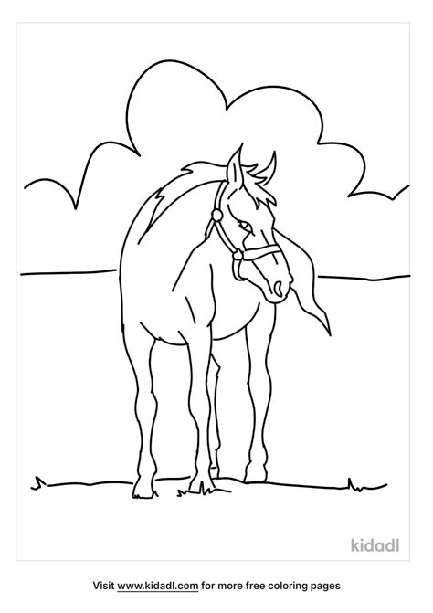 Free Foal Coloring Page Coloring Page Printables Kidadl