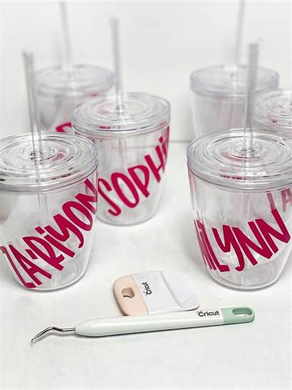Personalized Cups Cricut Easy Project Vinyl Need