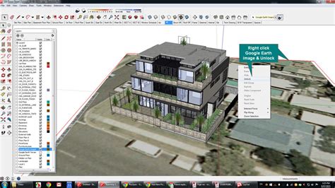 Drawing Off Axis In Sketchup Or Over A Google Earth Image Can Slow You