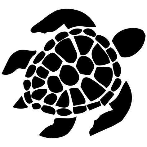 Free Turtle Silhouette Vector, Download Free Turtle ...