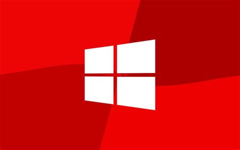 Download Wallpapers 4k Windows 10 Red Logo Microsoft