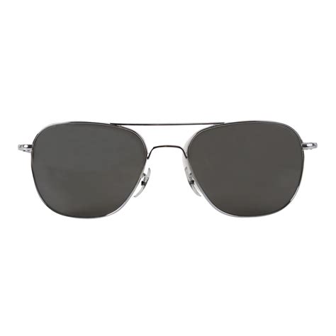 ao eyewear original pilots sunglasses chrome 57 mm