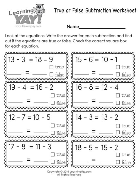 Printable Math Worksheets 1st Grade Subtraction Addition And