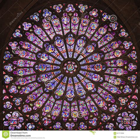 Stained glass circular window for private residence, auckland. The North Rose Stained Glass Window At Notre Dame De Paris ...
