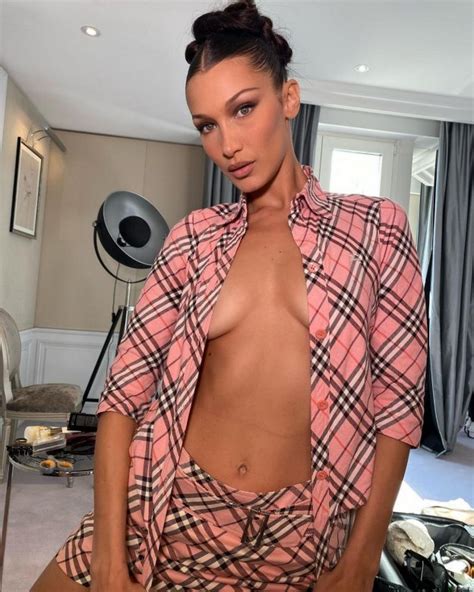 Bella Hadid Upskirt And Braless Photos The Fappening