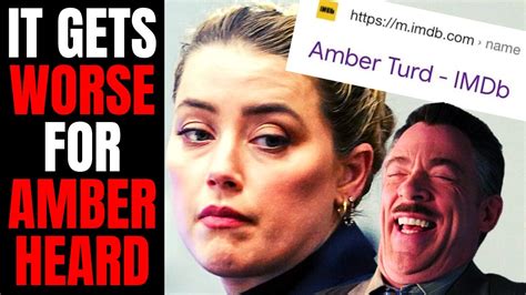 Amber Heard Is Officially Amber Turd On Imdb Gets Savagely Trolled