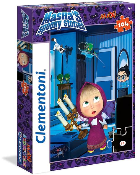 Παιδικό Puzzle Mashas Spooky Stories 104pcs για 4 Ετών 23711 Clementoni Skroutzgr