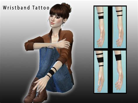 Wristband Tattoo No1 The Sims 4 Catalog