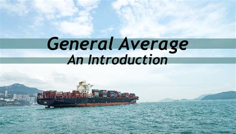 Should something go wrong when you're shipping cargo, the compensation to which you're entitled is normally calculated against a 'limited liability. Introduction to General Average | Marine Cargo Insurance | TRG Peak Blog