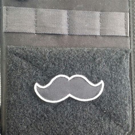 Tactical Mustache Morale Patch New To The Store