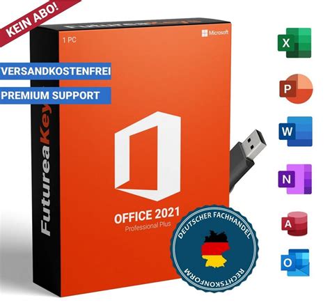 Microsoft Office 2021 Professional Plus Inkl Usb Stick Und