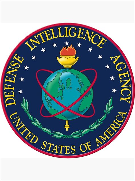Defense Intelligence Agency Dia Logo Dod Military Veteran Poster By