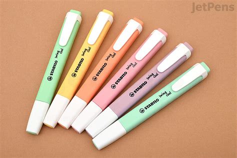 Stabilo Swing Cool Highlighter Pastel 6 Color Set Jetpens