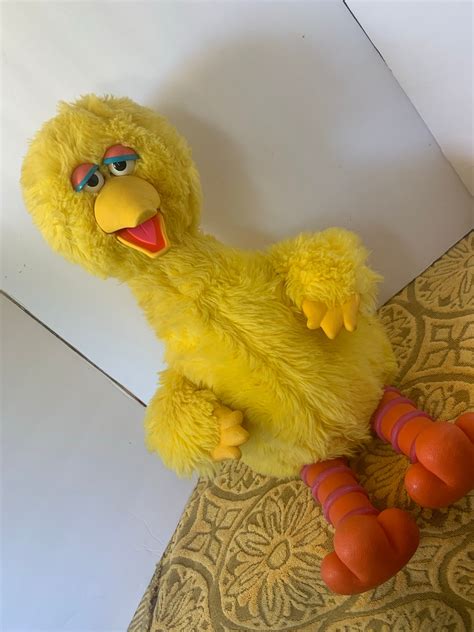 Large Vintage Sesame Street Big Bird Ideal Story Magic Plush Etsy